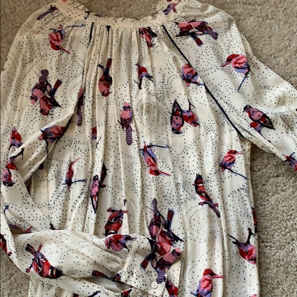 Anthropologie Tops Anthropologie Bird Blouse Poshmark